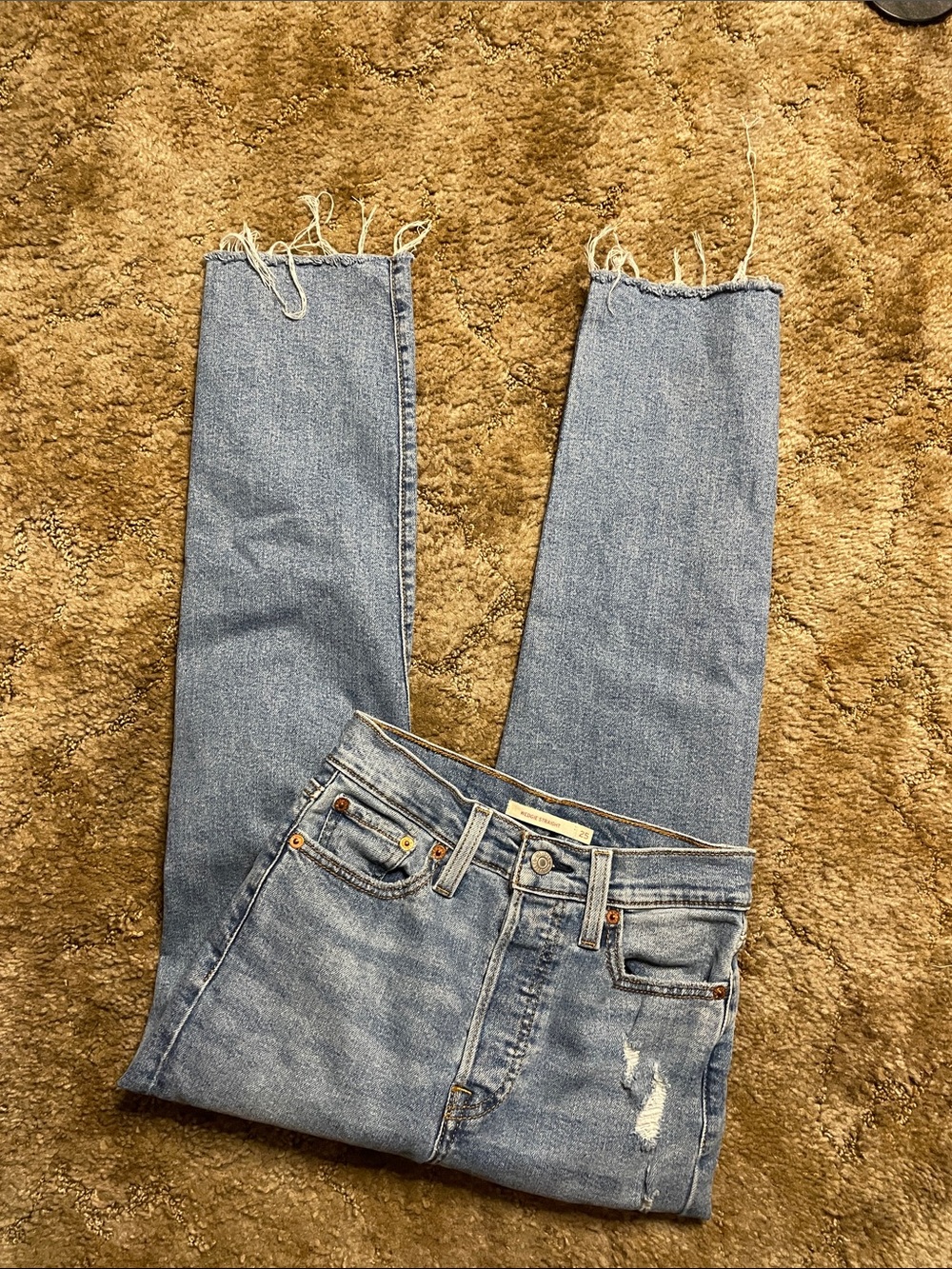 Levi’s‎ High Rise Wedgie Straight Leg Jean Size 25